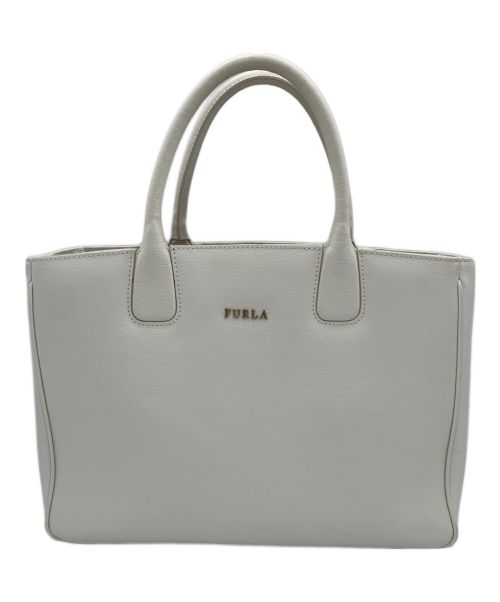 FURLA（フルラ）FURLA (フルラ) 2WAYトートバッグ ホワイトの古着・服飾アイテム