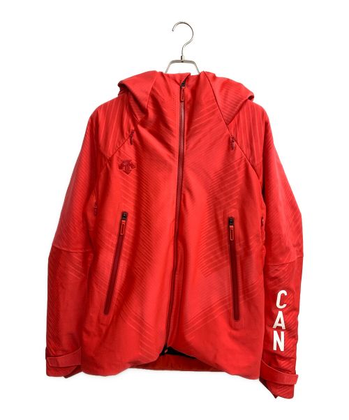 DESCENTE（デサント）DESCENTE (デサント) MIZUSAWA DOWN JACKET “ALPINE” レッド サイズ:Lの古着・服飾アイテム