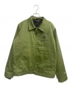 BLUCO WORK GARMENT×cycle zombiesブルコ ワーク ガーメント×サイクル ゾンビーズ）の古着「ジップジャケット」｜オリーブ