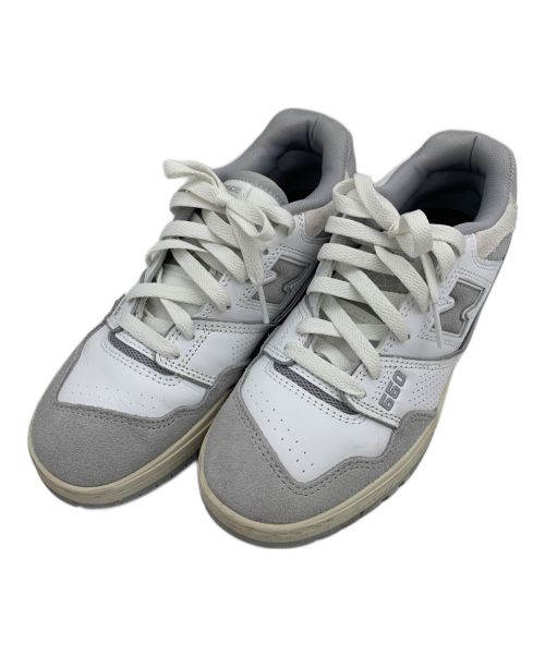 NEW BALANCE（ニューバランス）NEW BALANCE (ニューバランス) ローカットスニーカー　550 NEA ホワイト×グレー サイズ:22.5cmの古着・服飾アイテム