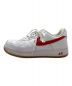 NIKE (ナイキ) ローカットスニーカー AIR FORCE1 LOW ホワイト×レッド サイズ:28.5cm：7000円