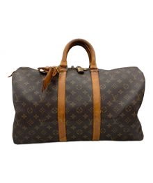 LOUIS VUITTON（ルイ ヴィトン）の古着「トラベルバッグ キーポル45」｜ブラウン