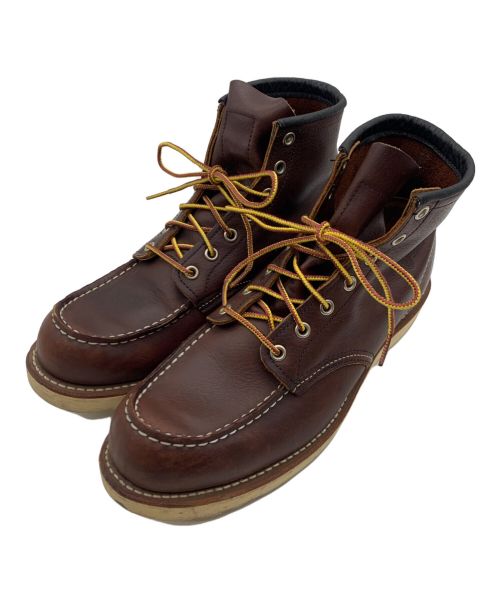 RED WING（レッドウィング）RED WING (レッドウィング) ハイカットレザーシューズ 6-inch Classic Moc ブラウン サイズ:CM 28.0の古着・服飾アイテム