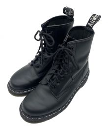 Dr.Martens（ドクターマーチン）の古着「ホワイトステッチ 8ホールブーツ」｜ブラック