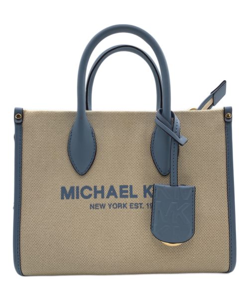 MICHAEL KORS（マイケルコース）MICHAEL KORS (マイケルコース) ハンドバッグ スカイブルーの古着・服飾アイテム