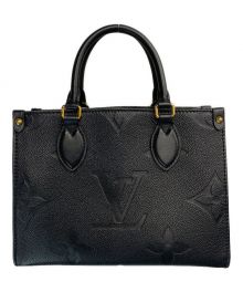 LOUIS VUITTON（ルイ ヴィトン）の古着「ハンドバッグ/オンザゴーPM」｜ノワール