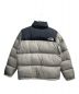 THE NORTH FACE (ザ ノース フェイス) Nuptse Jacket (ヌプシジャケット) グレー×ブルー サイズ:L：21000円