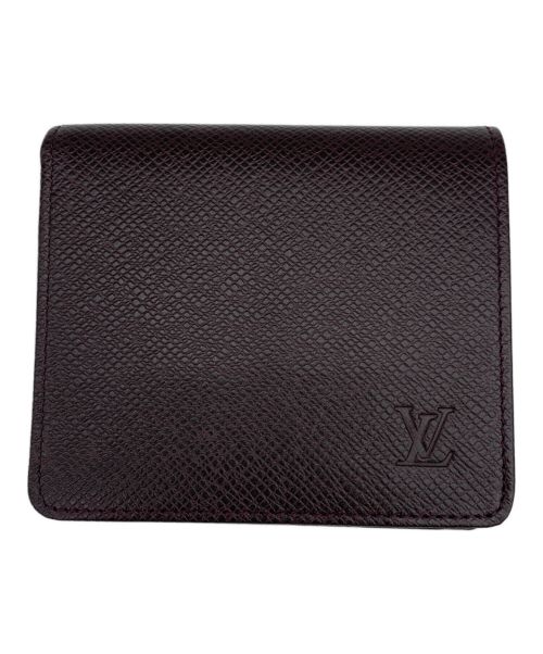 LOUIS VUITTON（ルイ ヴィトン）LOUIS VUITTON (ルイ ヴィトン) ポルトビエ 3 カルト クレディ ブラウンの古着・服飾アイテム