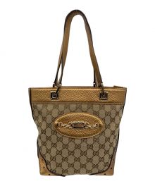 GUCCI（グッチ）の古着「ハンドバッグ」｜ゴールド