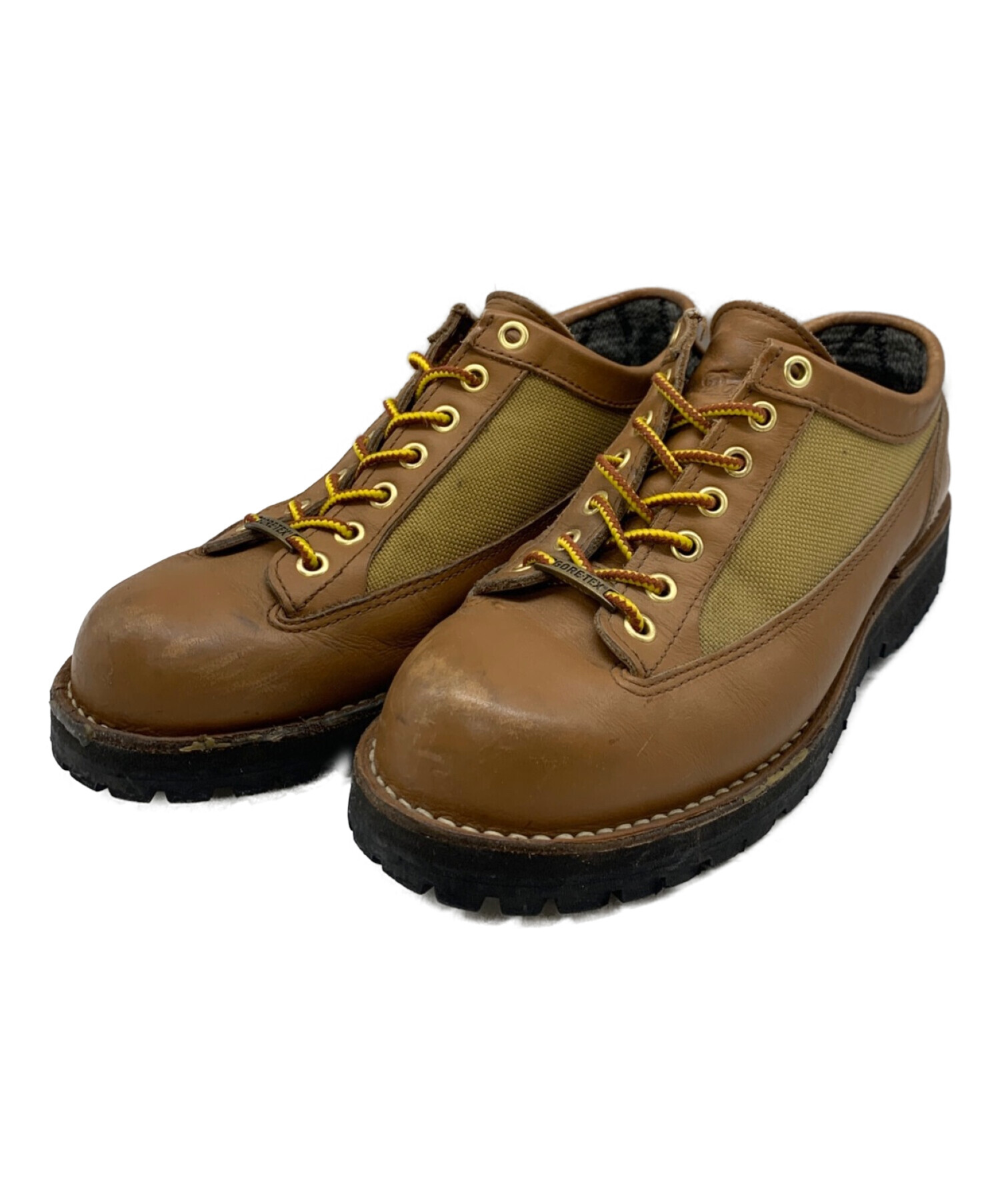 Danner (ダナー) ショートブーツ ブラウン×カーキ サイズ:７