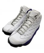 NIKEナイキ）の古着「AIR JORDAN 13 RETRO LAKERS」｜ホワイト×パープル