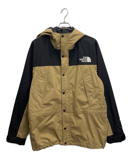 THE NORTH FACE（ザ ノース フェイス）THE NORTH FACE (ザ ノース フェイス) マウンテンライトジャケット ベージュ×ブラック サイズ:XLの古着・服飾アイテム