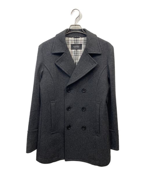 BURBERRY BLACK LABEL（バーバリーブラックレーベル）BURBERRY BLACK LABEL (バーバリーブラックレーベル) Pコート グレー サイズ:Ｌの古着・服飾アイテム