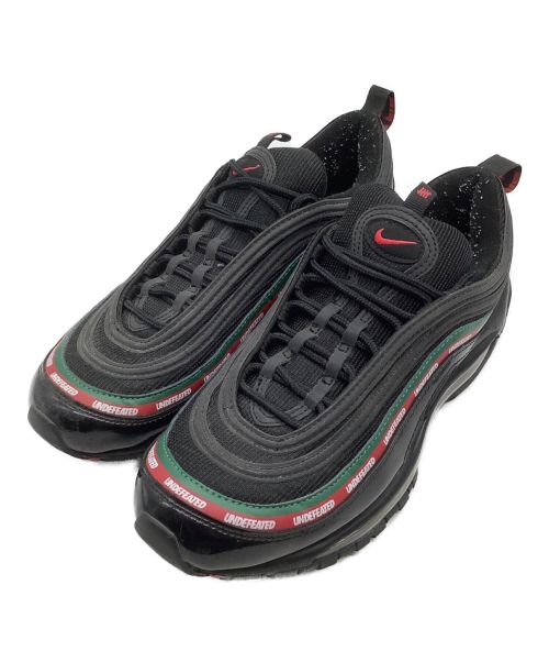 NIKE（ナイキ）NIKE (ナイキ) UNDEFEATED (アンディフィーテッド) AIRMAX97 OG ブラック×レッド×グリーン サイズ:27の古着・服飾アイテム