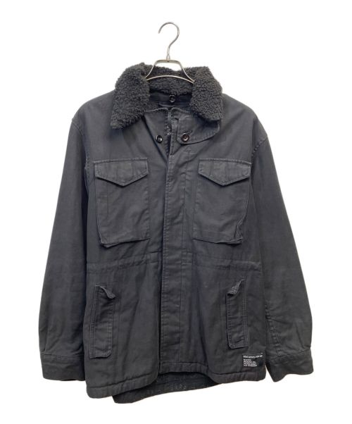 stussy（ステューシー）stussy (ステューシー) ミリタリージャケット ブラック サイズ:MEDIUMの古着・服飾アイテム