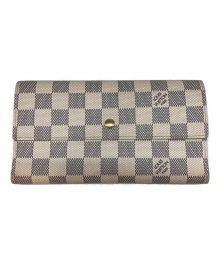 LOUIS VUITTON（ルイ ヴィトン）の古着「ポルトフォイユ・インターナショナル」｜アイボリー×グレー