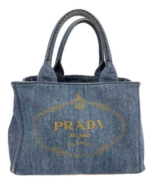 PRADA（プラダ）PRADA (プラダ) 2WAYバッグ インディゴの古着・服飾アイテム