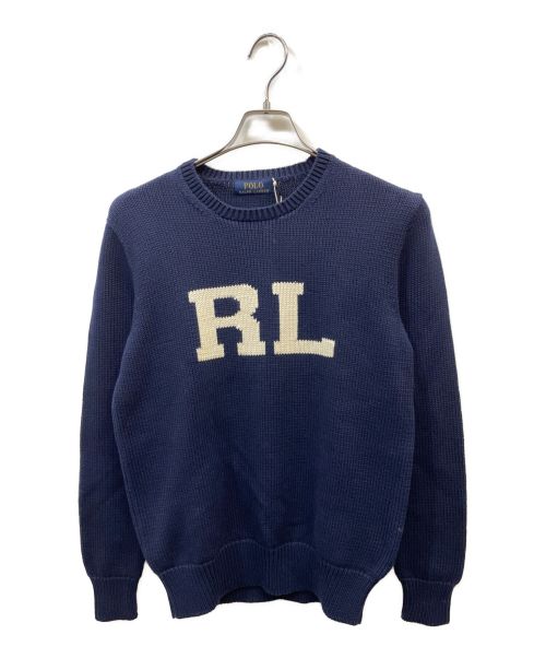 RALPH LAUREN（ラルフローレン）RALPH LAUREN (ラルフローレン) コットンニット ネイビー サイズ:XSの古着・服飾アイテム