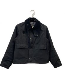 Barbour（バブアー）の古着「ワックス コットン ショート ブルゾン」｜ブラック