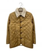 Traditional Weatherwearトラディショナルウェザーウェア）の古着「キルティングジャケット」｜アイボリー×ブラウン