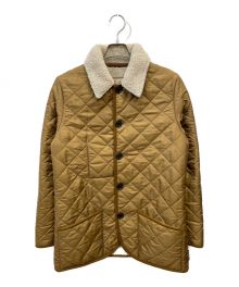 Traditional Weatherwear（トラディショナルウェザーウェア）の古着「キルティングジャケット」｜アイボリー×ブラウン