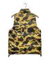 A BATHING APE (アベイシングエイプ) ダウンベスト ベージュ サイズ:S：7000円