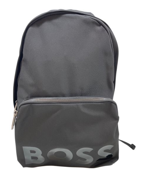 BOSS（ボス）BOSS (ボス) ロゴ リサイクルマテリアル バックパック ブラックの古着・服飾アイテム