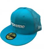 New Era×SUPREMEニューエラ×シュプリーム）の古着「ボックスロゴメッシュキャップ」｜ブルー