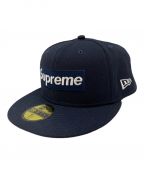 New Era×SUPREMEニューエラ×シュプリーム）の古着「キャップ」｜ブラック