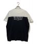 Maison Margiela (メゾンマルジェラ) オーバーサイズTシャツ ブラック×ホワイト サイズ:44：20000円