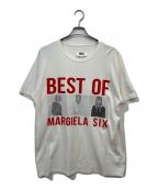 MM6 Maison Margielaエムエムシックス メゾンマルジェラ）の古着「オーバーサイズTシャツ」｜ホワイト