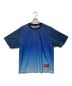 SUPREME（シュプリーム）の古着「Gradient Mesh Stripe Jersey」｜ブルー