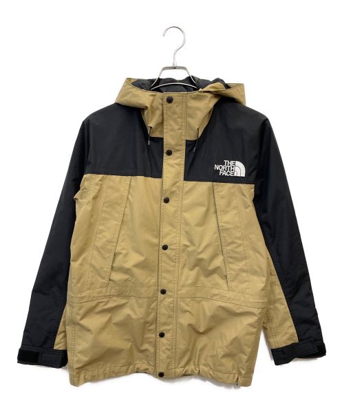 THE NORTH FACE（ザ ノース フェイス）THE NORTH FACE (ザ ノース フェイス) マウンテンライトジャケット ベージュ×ブラック サイズ:Ｍの古着・服飾アイテム