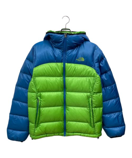 THE NORTH FACE（ザ ノース フェイス）THE NORTH FACE (ザ ノース フェイス) ダウンジャケット ブルー×グリーン サイズ:Mの古着・服飾アイテム