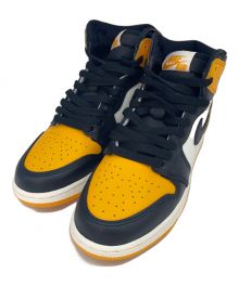 NIKE（ナイキ）の古着「Air Jordan 1 Retro High OG "Taxi"」｜ブラック×オレンジ