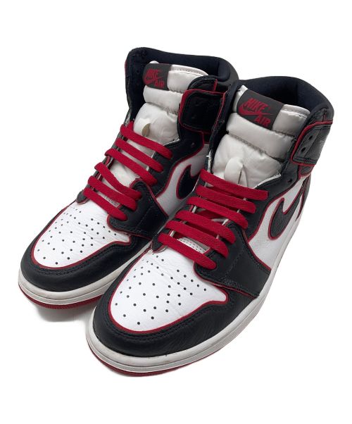 NIKE（ナイキ）NIKE (ナイキ) Nike Air Jordan 1 Retro High OG Blood Line ホワイト×ブラック サイズ:28㎝の古着・服飾アイテム