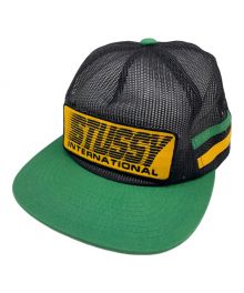 stussy（ステューシー）の古着「メッシュキャップ」｜ブラック×グリーン