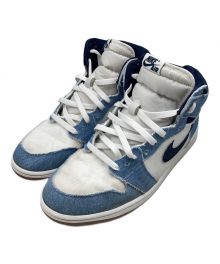 NIKE（ナイキ）の古着「Nike Air Jordan 1 Retro High OG "Denim" ナイキ エアジョーダン1 レトロ ハイ OG "デニム"」｜ホワイト×インディゴ