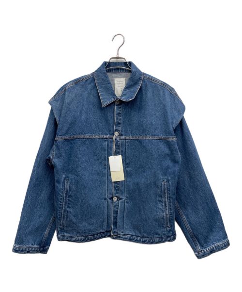 KURO（クロ）KURO (クロ) POWER SHOULDER DENIM JACKET インディゴ サイズ:2の古着・服飾アイテム