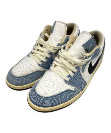 NIKE（ナイキ）の古着「Nike Air Jordan 1 Low SE "World Make Japan"/ナイキ エアジョーダン1 ロー SE "ワールド メイク ジャパン"」｜ホワイト×インディゴ