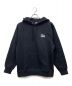 stussy（ステューシー）の古着「プルオーバーパーカー」｜ブラック