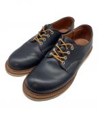 RED WINGレッドウィング）の古着「“ROUND-TOE” WORK OXFORD レッドウィング　ラウンドトゥ・ワークブーツ」｜ブラック