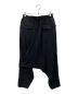 YOHJI YAMAMOTO (ヨウジヤマモト) Hem button Sarouel-pants dechine ブラック サイズ:SIZE 2：18000円