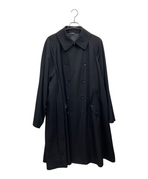 COMME des GARCONS（コムデギャルソン）COMME des GARCONS (コムデギャルソン) ワイヤーサイドスリットトレンチコート ブラック サイズ:Lの古着・服飾アイテム