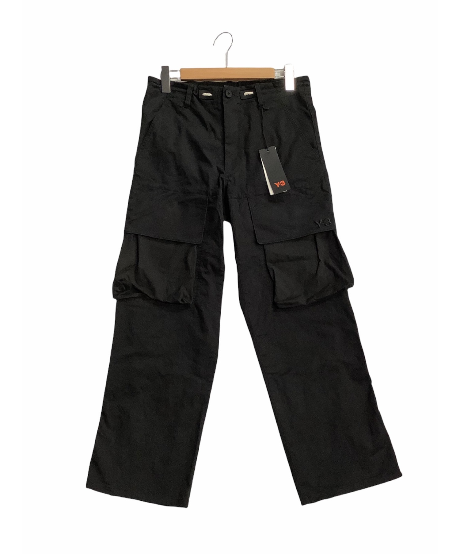 Y-3 (ワイスリー) GABARDINE CARGO PANTS ブラック サイズ:XS 未使用品