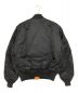 ALPHA (アルファ) MA-1ジャケット ブラック サイズ:L 未使用品：19800円