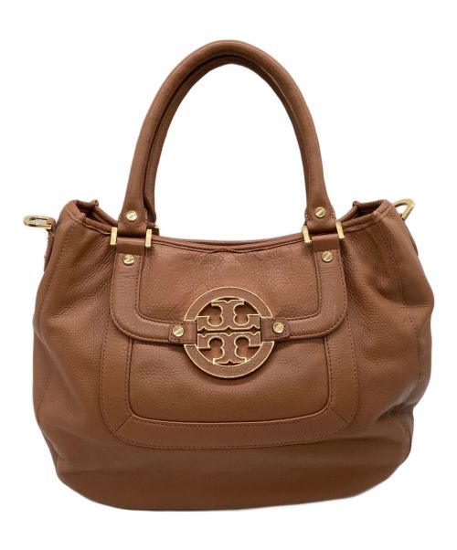 TORY BURCH（トリーバーチ）TORY BURCH (トリーバーチ) 2WAYバッグ　アマンダ ブラウンの古着・服飾アイテム