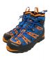 MAMMUT（マムート）の古着「トレッキングブーツ　Nordwand Light Mid GTX」｜ブルー×オレンジ