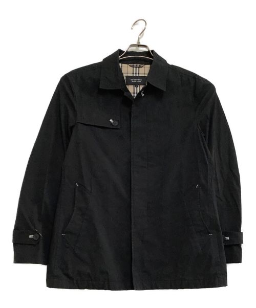 BURBERRY BLACK LABEL（バーバリーブラックレーベル）BURBERRY BLACK LABEL (バーバリーブラックレーベル) ショートトレンチコート ブラック サイズ:Mの古着・服飾アイテム