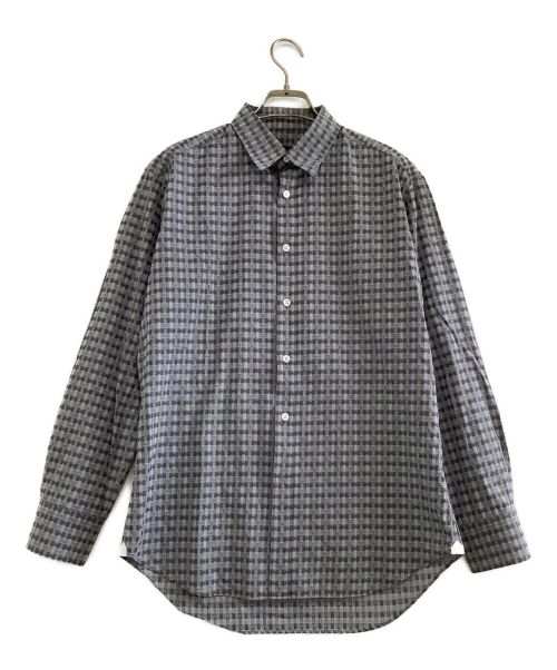 LOUIS VUITTON（ルイ ヴィトン）LOUIS VUITTON (ルイ ヴィトン) ギンガムチェックシャツ グレー サイズ:Sの古着・服飾アイテム